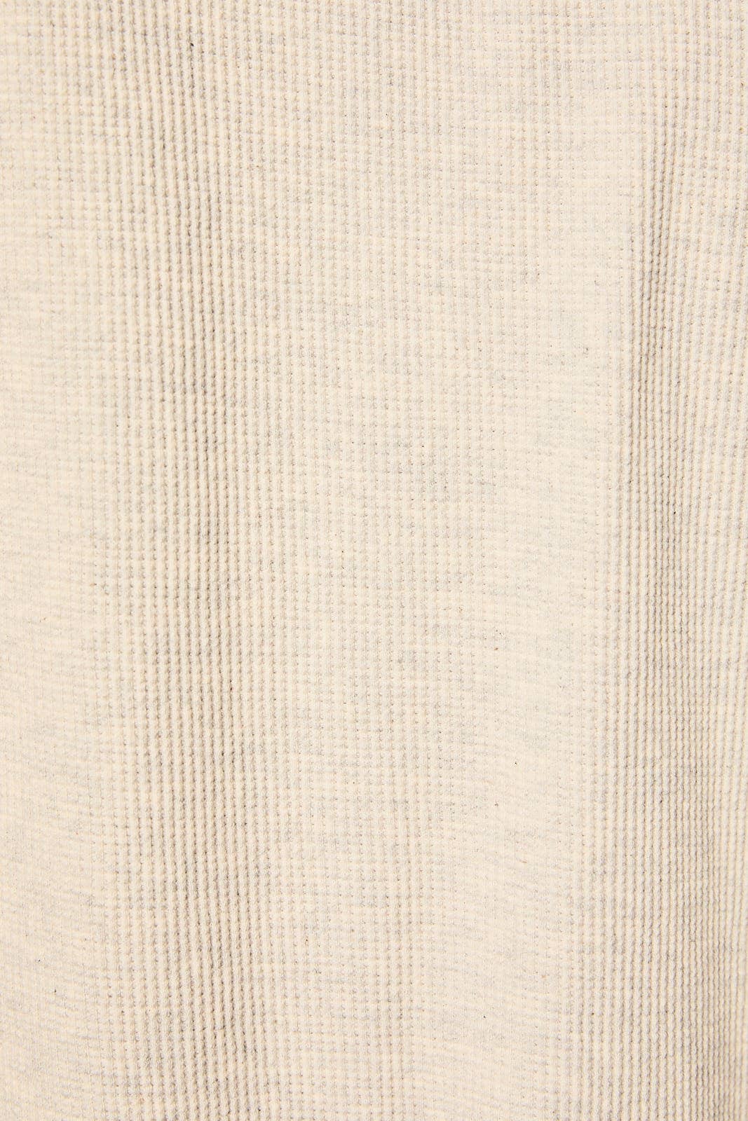Waffle Knit Henley Oversized Sweatshirt Pullover