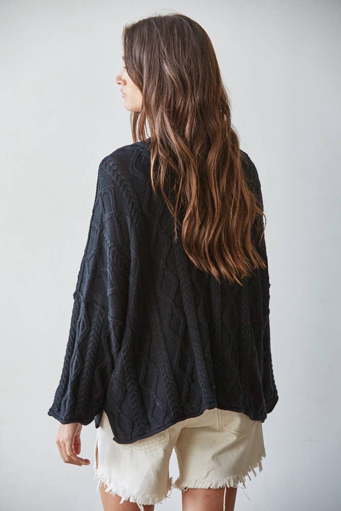 Cotton Cable Knit Sweater