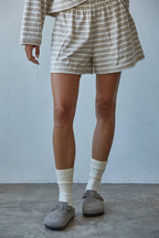 Teddy Striped Shorts