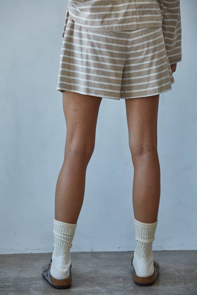 Teddy Striped Shorts