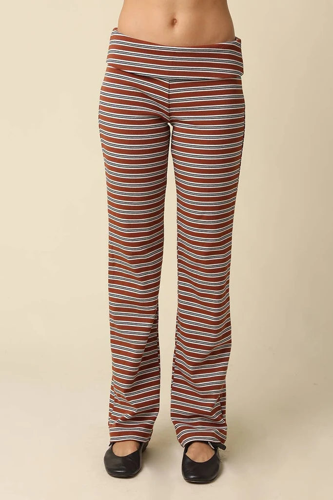 Esther Striped Crop Top and Pants Set